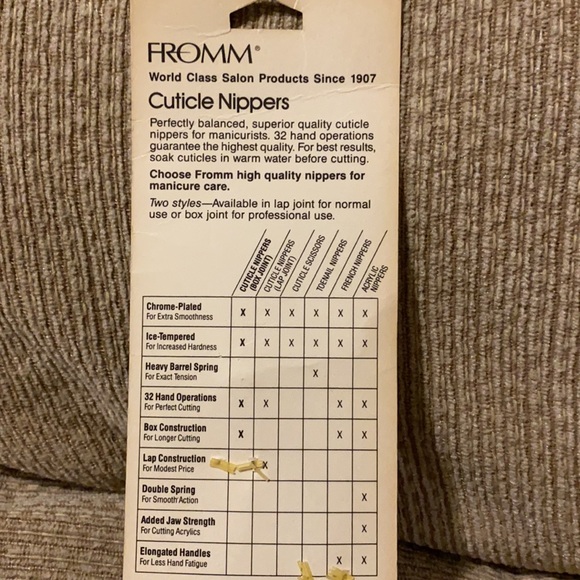💚NWT FROMM Manicure Cuticle Nippers - Picture 8 of 10